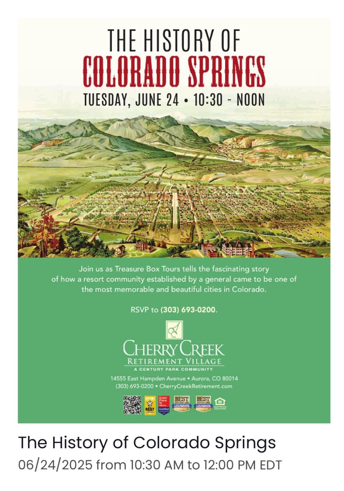 The History of Colorado Springs